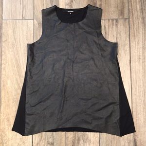 🖤 EUC Black Leather Sleeveless Top Size Medium 🖤